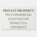 Search for no soliciting signs Security