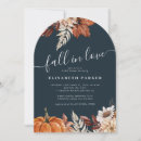 Search for navy bridal shower invitations Fall in love