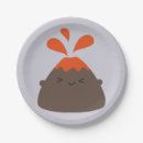 Search for volcano party tableware Kawaii