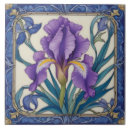 Search for art nouveau purple tiles Iris