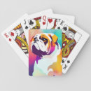 Search for wild animal playing cards dog