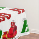 Search for red and white tablecloths Ho ho ho