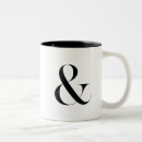 Search for decorative mugs Typography