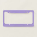 Search for purple lavender license plate frames Minimalist
