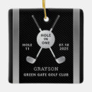 Search for hole in one ornaments For him
