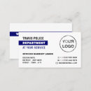 Search for police business cards detective