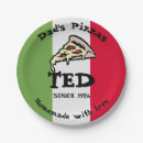 Search for italian flag paper plates Pizza