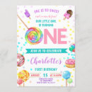 Search for sweet one invitations Colorful