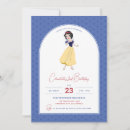 Search for snow white birthday invitations Princess