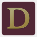 Search for letter d stickers Gold