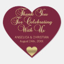 Search for thank you for celebrating with us stickers Heart