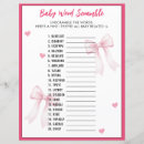 Search for prince baby shower games Word scramble