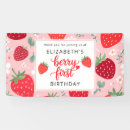 Search for berry first birthday banners Cute