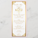 Search for white and gold menus Great gatsby