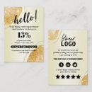 Search for thank you for your purchase discount cards Logo