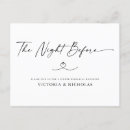 Search for postcard rehearsal dinner invitations Elegant