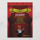 Search for magic show birthday invitations Stars