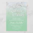 Search for mint green quinceanera invitations Mis quince anos
