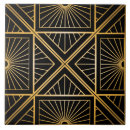 Search for black gold art deco tiles Classic