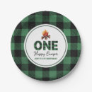 Search for campers paper plates Woodland birthday