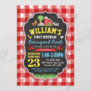 Search for red tractor birthday invitations Farm birthday party