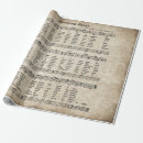 Search for music wrapping paper Aged