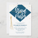 Search for navy blue graduation invitations High school