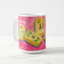 Search for mahjong mugs Pink