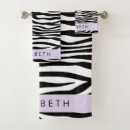 Search for zebra bath towels Safari animals