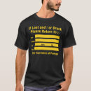 Search for if lost return to tshirts Humor