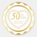 Search for 50th anniversary stickers Elegant
