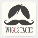 Search for mustache stickers retro