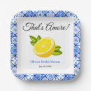 Search for mediterranean plates Lemon bridal shower