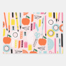 Search for back to school wrapping paper Pink