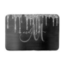 Search for black and silver bath mats Chic