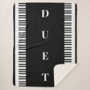 Search for piano blankets Black and white