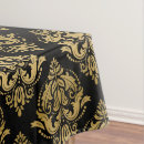 Search for black and gold tablecloths Floral