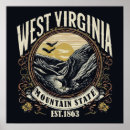 Search for west virginia mountaineers posters Vintage