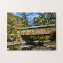 Search for fall foliage puzzles Covered bridge