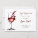 Search for wine glass birthday invitations Party