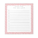 Search for to do list notepads Pink