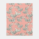 Search for pink tiger blankets Pattern