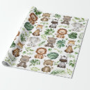 Search for jungle wrapping paper Wild one birthday
