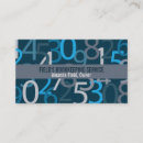 Search for numbered business cards Bookkeeper