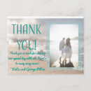 Search for beach thank you postcards weddings