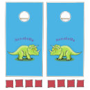 Search for dinosaur cornhole sets Triceratops