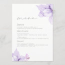 Search for lavender dinner menus Floral