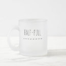 Search for half empty or half full mugs Funny