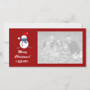 Search for snowman photo cards Santa