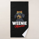 Search for dachshund bath towels Pug